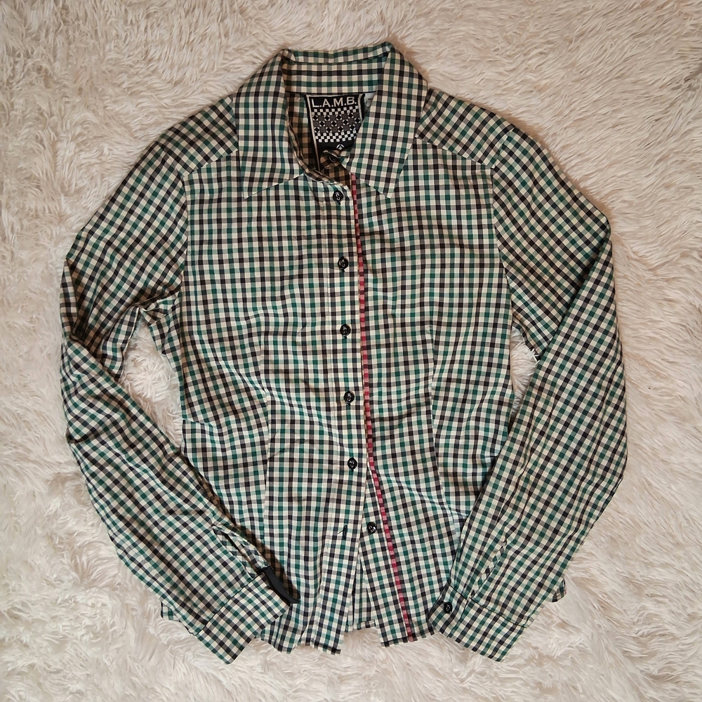 L.A.M.B. Checkered Button-Up Shirt